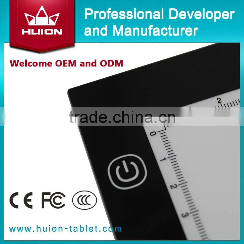 Best selling! Slim Huion A3 LED drawing sketch tracing board light tracing pad