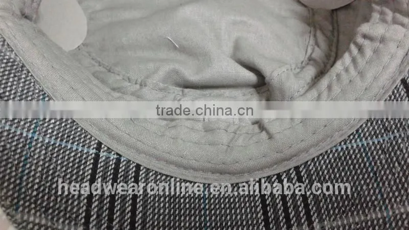 Custom Kid's plaid Military Caps of 100%Cotton Dongguan Factory