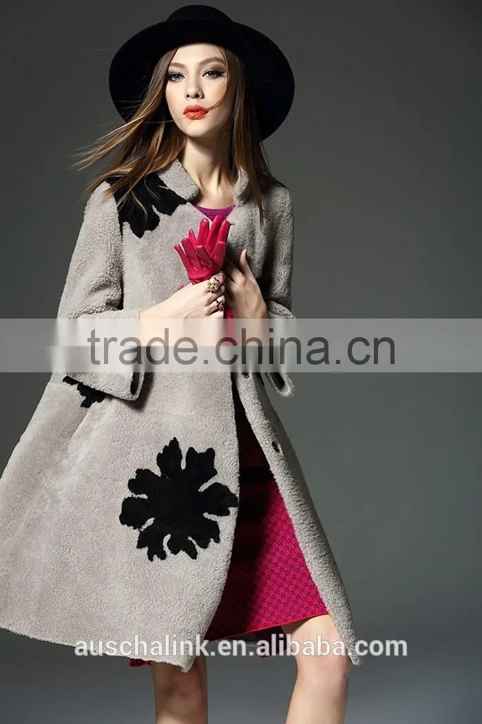 2016 german style high quality windproof womens wool coat