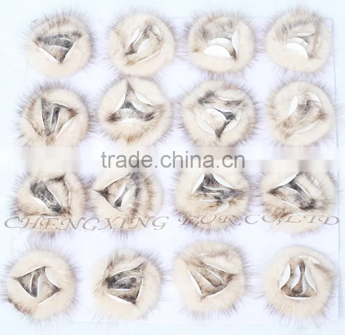 CX-A-25B Garment Decorated Ladies Genuine Mink Fur Fashion Brooch Pin