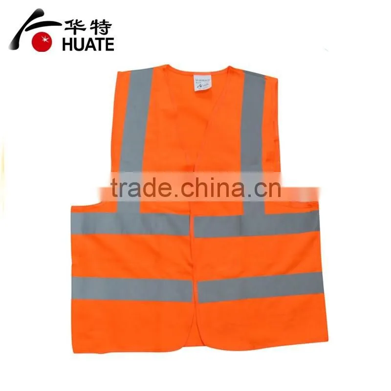 reflective LED vest for cycling/reflective garment/safety vest/orange vest