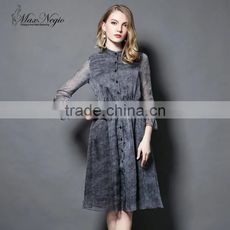 MAXNEGIO Pretty Woman Clothing Long Sleeve Nice Dresses