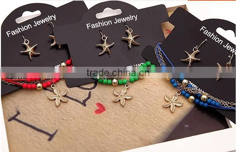 Enamel glaze jewelry set sweety cherry&strawberry earrings fruits design necklaces wholesale