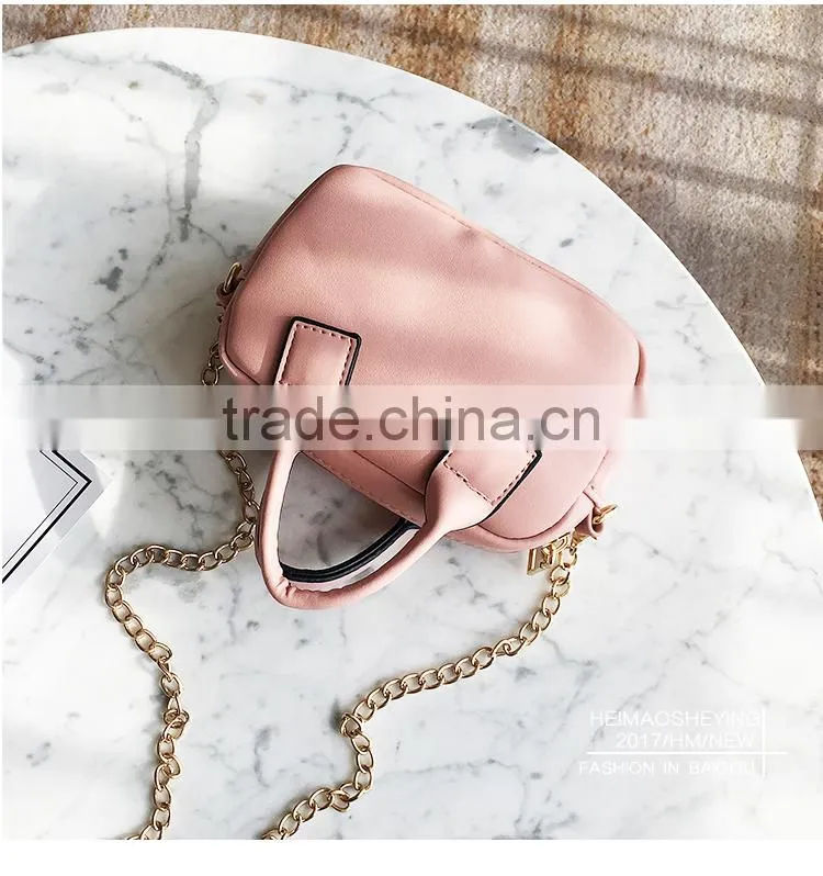 fashion custom tote bags no minimum long chian shoulder handbag cross body bag