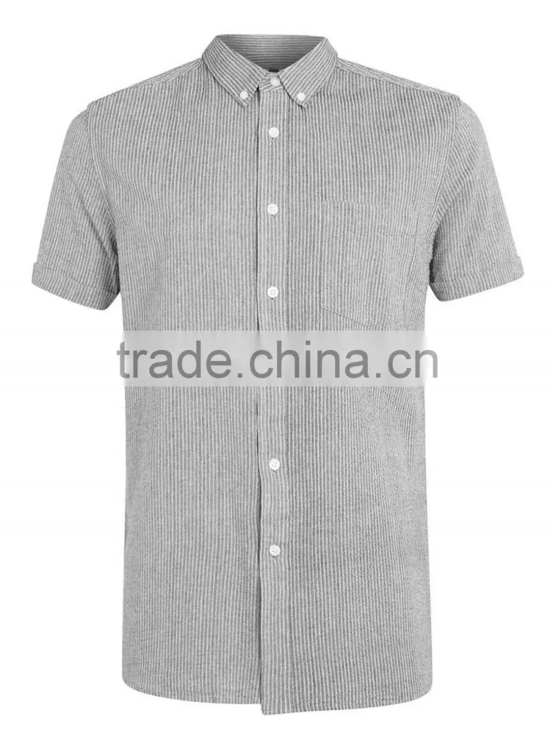 man linen soft short sleeve slim fit shirts