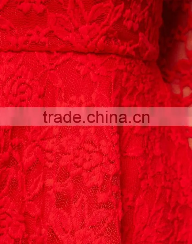 Dress Lace Peplum with Low Back