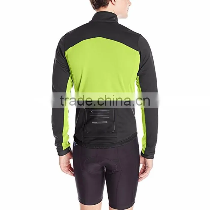 New design polyester waterproof cycling softshell jacket men outdoor