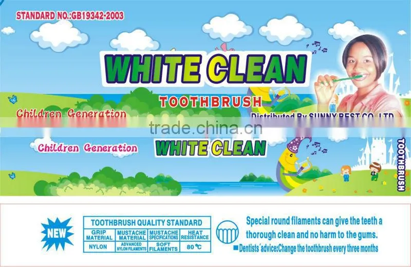 africa white clean cute kids toothbrush