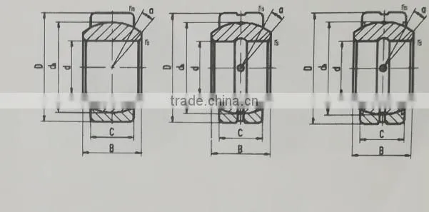 Cheap spherical radial plain bearing GE4E