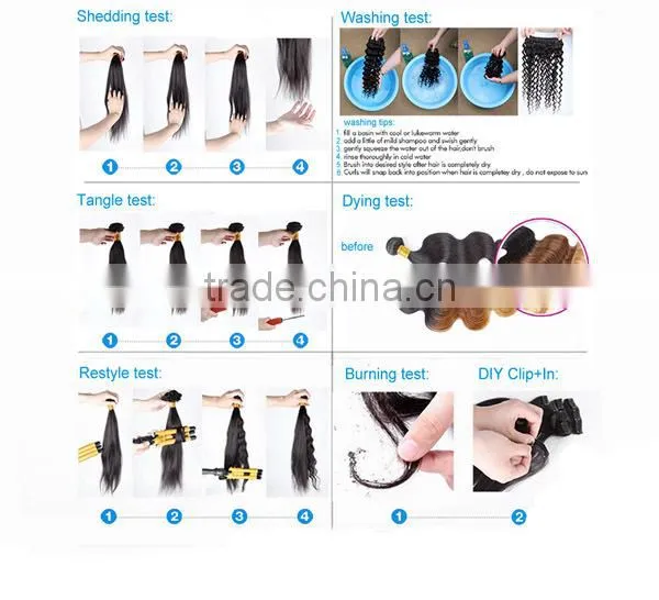 ombre hair weaves hot sale ombre weaving hair 1b/#4/27# color three tone color Malaysian human hair weft mix length