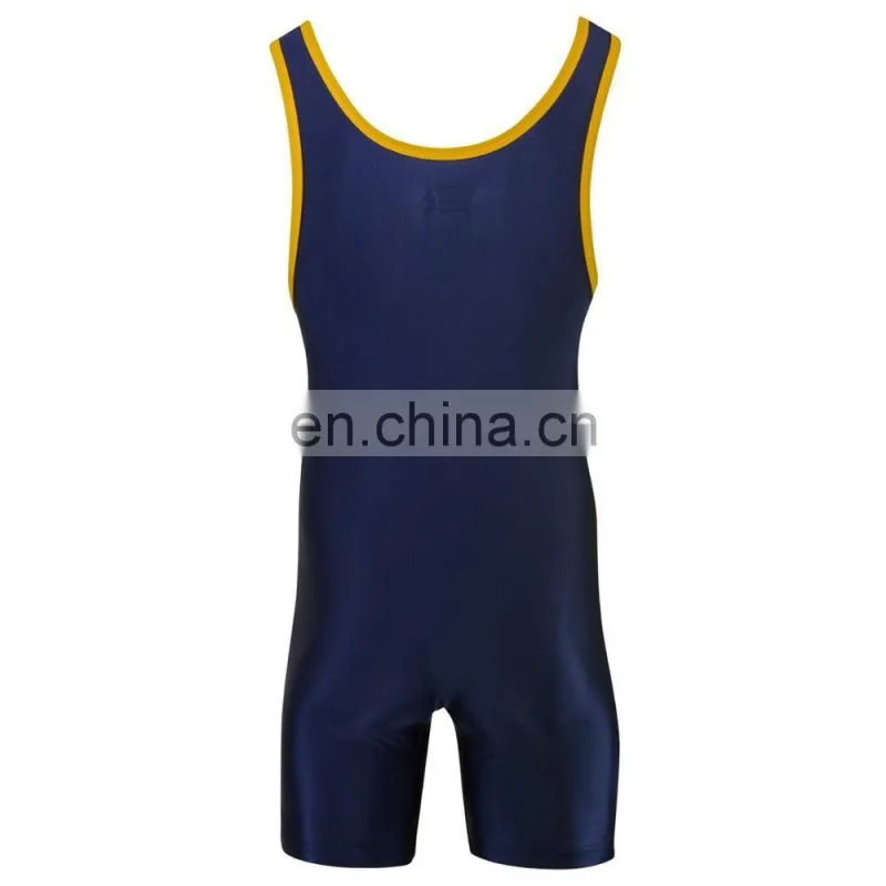 Wholesale cheap sublimation printed men's wrestling singlet