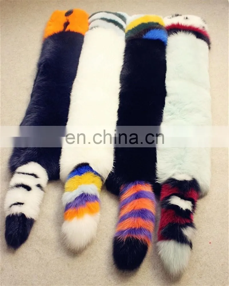 Wholesale Scarves 2017 Fashionable Real Fox Fur New Scarf