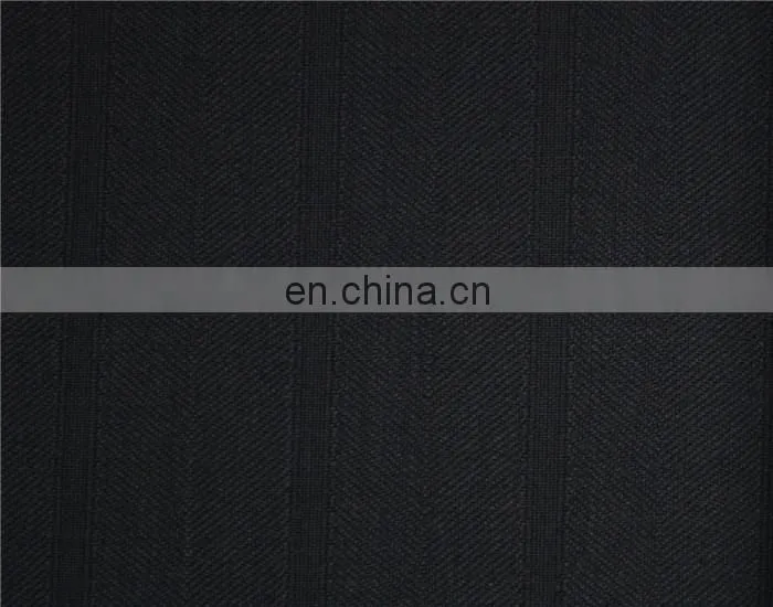 YG26-0013 Shaoxing black elegant mesh fabric for T/R suiting