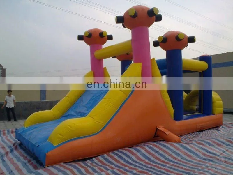 inflatable combo obstacle with small tunnel