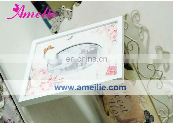 A0114 latest Rose Flower wooden photoes frame photo