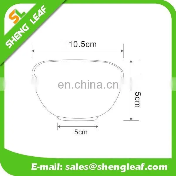 square shape various color Silicone food serving bowls