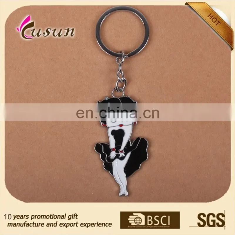 2016 Promotional custom logo metal keychain,keyring,key holder