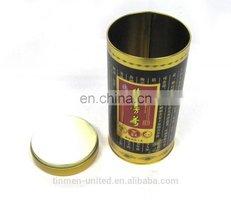 Chinese green tea tin box