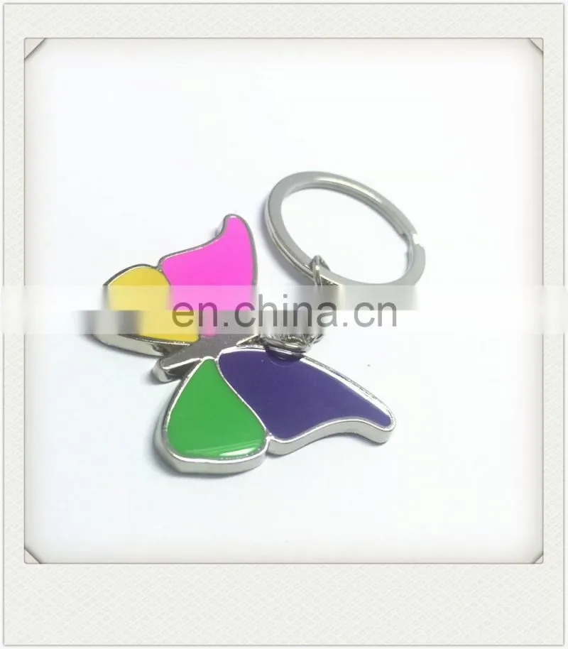New fashion butterfly shape keychain nickel free