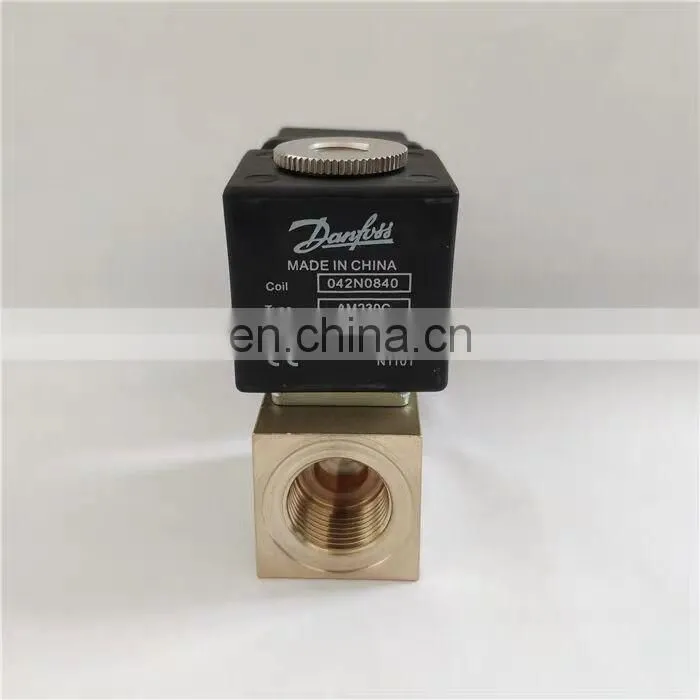 Danfoss 2 way brass water solenoid valve AM230C 230VDC