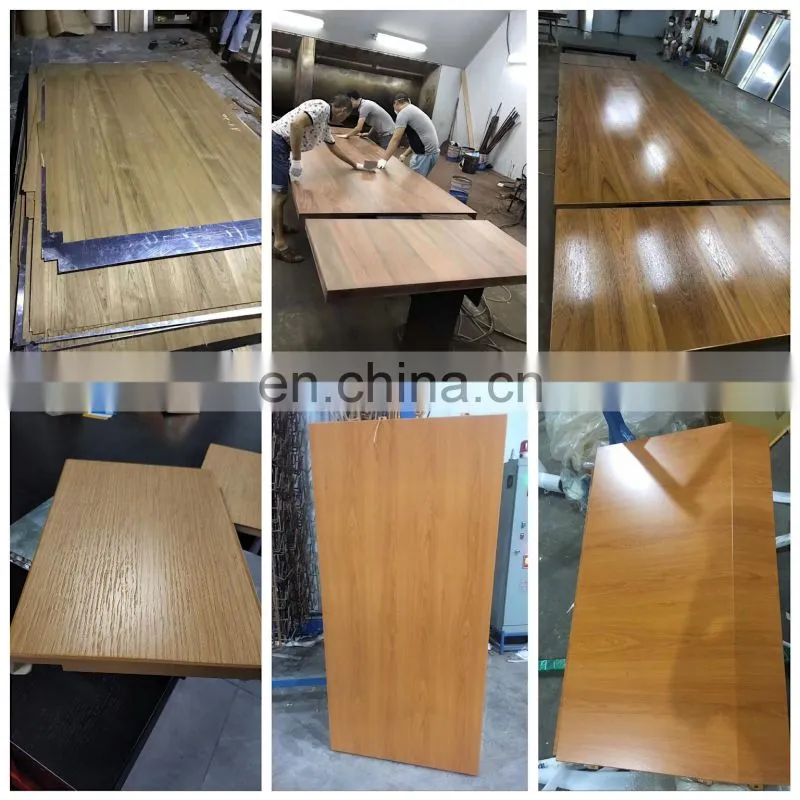 Pressed Metal Ceiling Panel Wood Ceiling Decoration