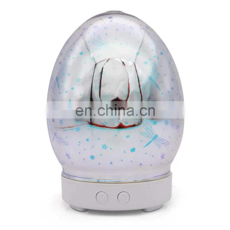 Best selling household glass material essential oils diffusers set for room