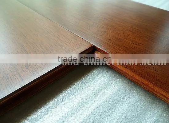 multilayer UV Lacquered iroko engineered wood flooring