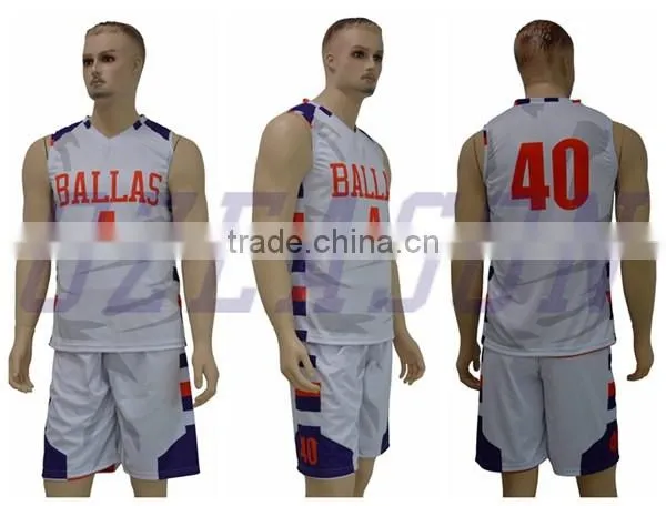 100% polyester mesh reversible dry fit basketball jerseys team uniforms