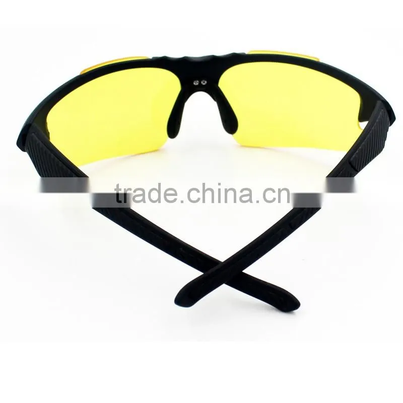 Flexible frame high light transmission HD yellow driving glasses sunglasses