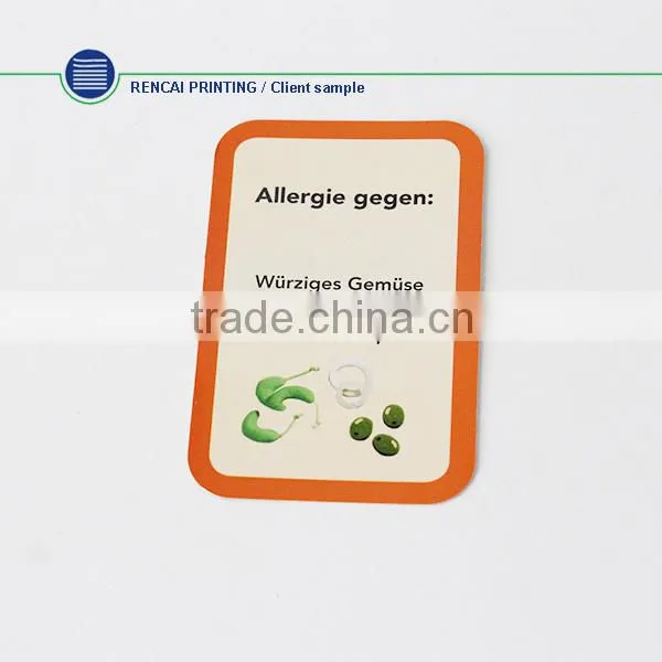 China factory outlet custom jeans hang tag for printing