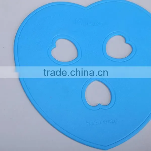 whoseware heart shaped plastic kitchen coaster