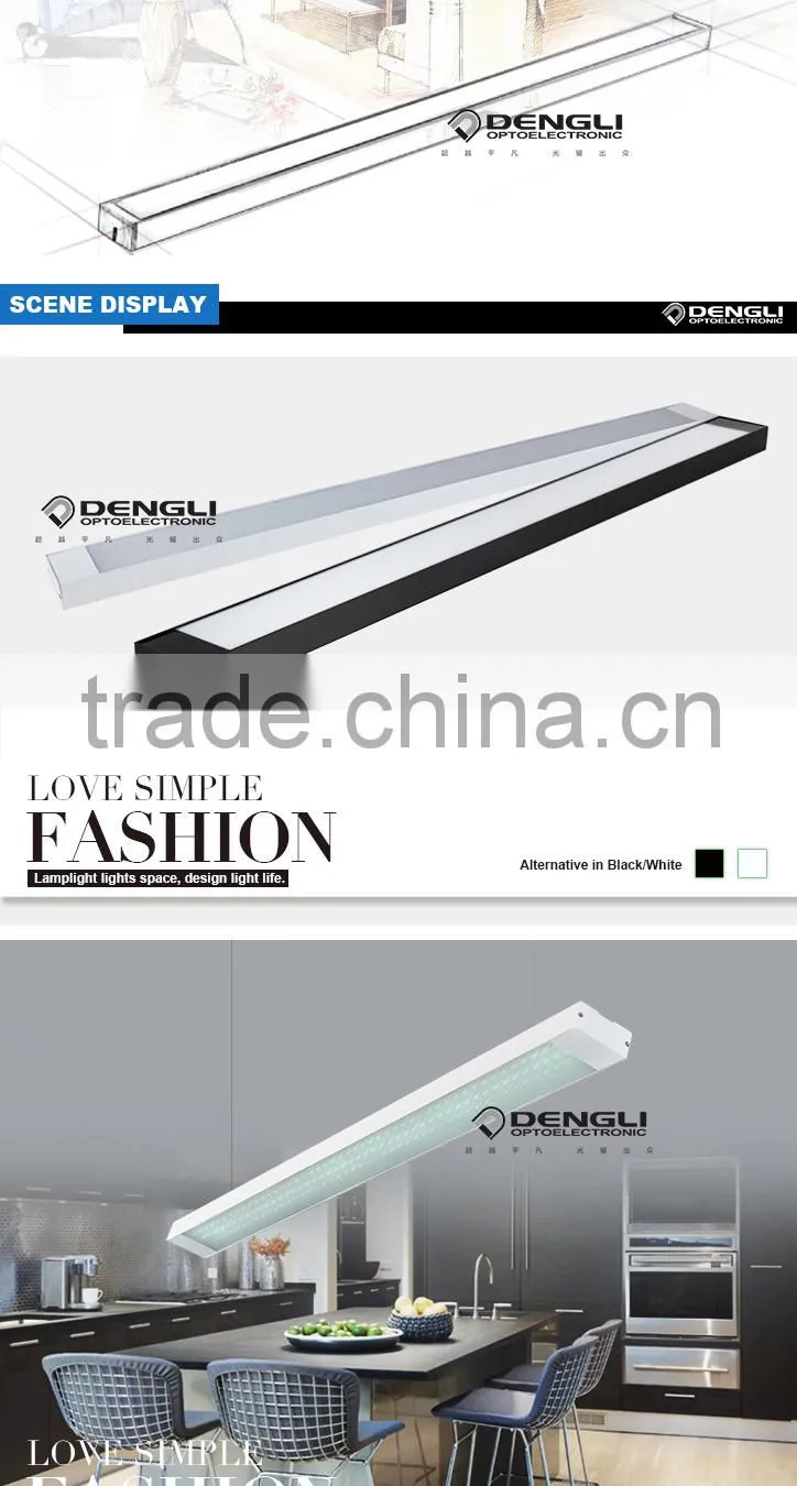 90x1200mm free stitching hanging led linear pendant light for dinning room living room