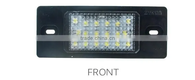E-mark Approved For Touareg LED License Plate