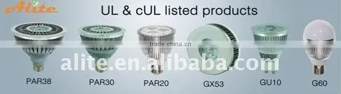 E26 110V 120w equivalent yellow led par38 lamp