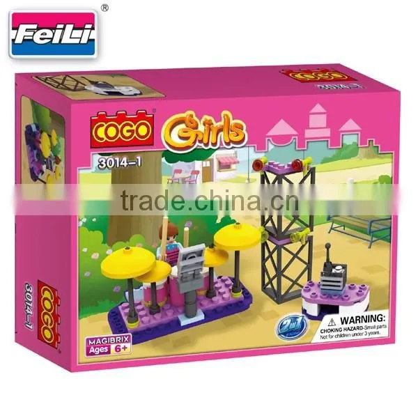 hot sell COGO bricks toys for girls 8 in 1 ABS plastic building blocks toys