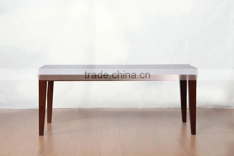 DT-4028 Korea Thick Wood Slab Wooden dining table