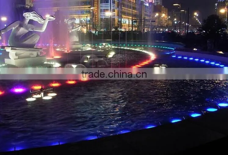 High Quality 9W LED Fountain Light,RGB LED Fountain Light DMX512 Controller
