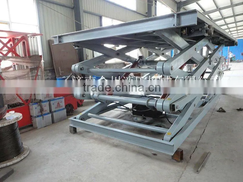 Customized promotional scissor car lift,stationary hydraulic scissor lift table