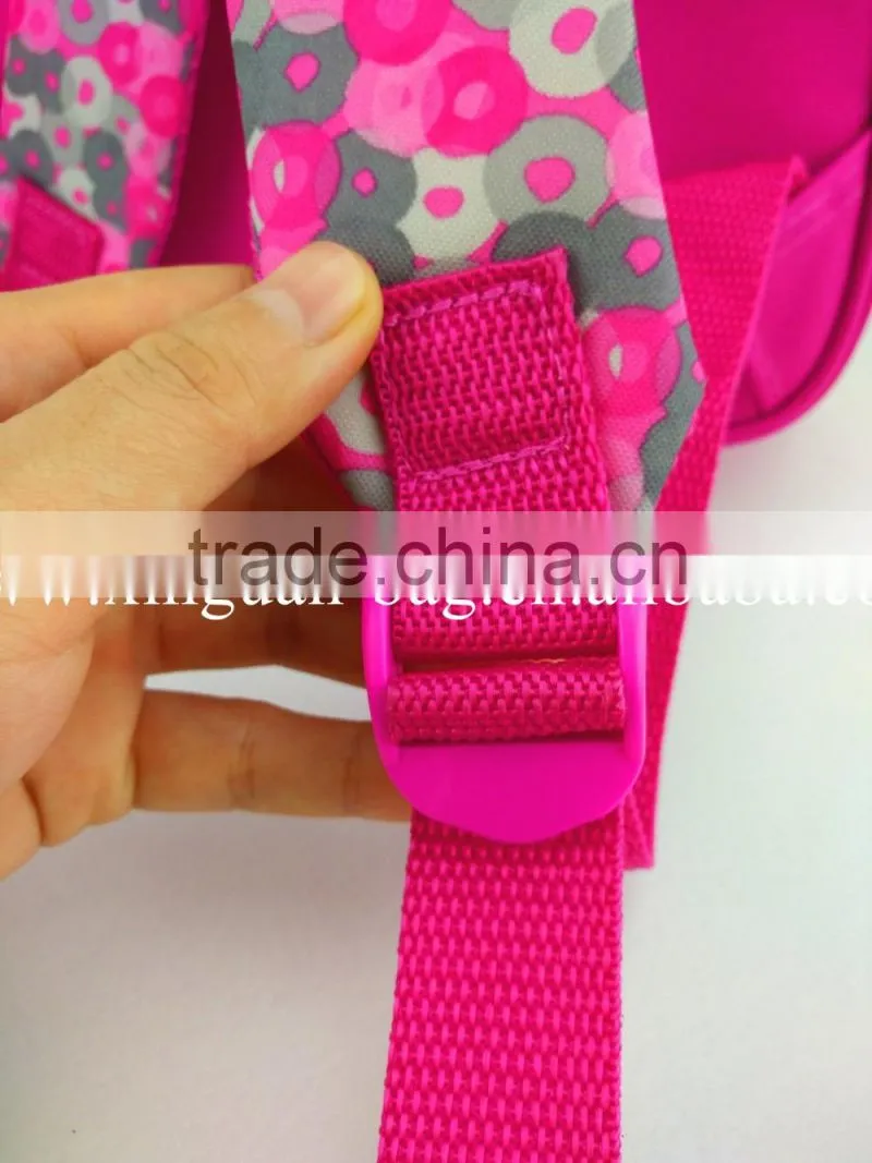 printed polyester girl mini backpack