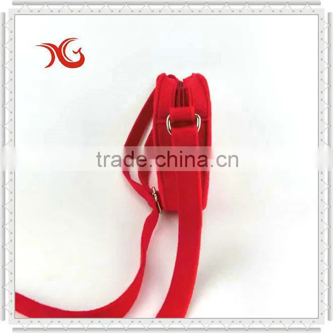 Hot sale felt fabric shoulder bag