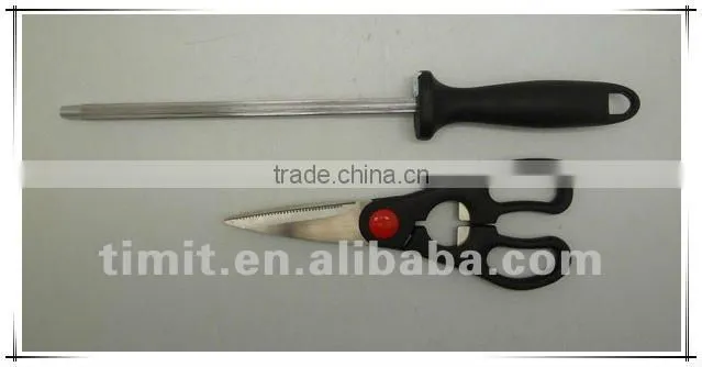 8pcs stainless steel solid handle kitchen knife