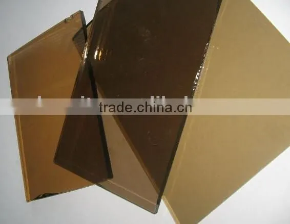 Manufacture reflective glass sheet