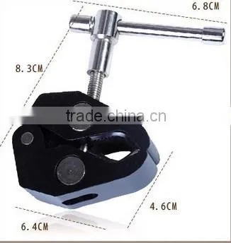 Crab Pliers Clip w/ Thread For Articulating Magic Arm Studio Light