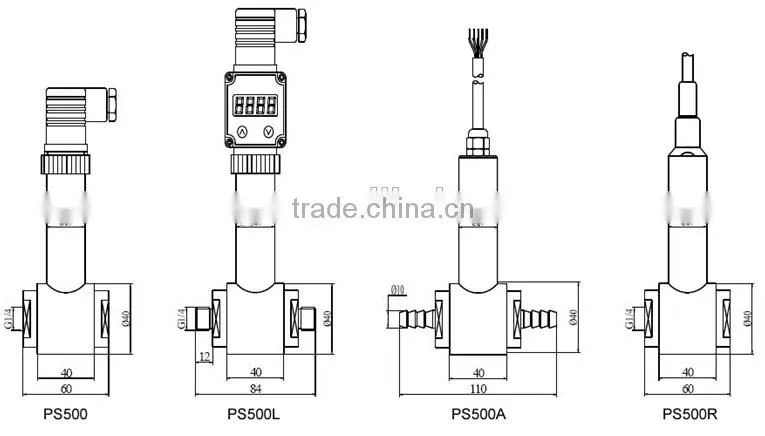 Low cost differential pressure sensor