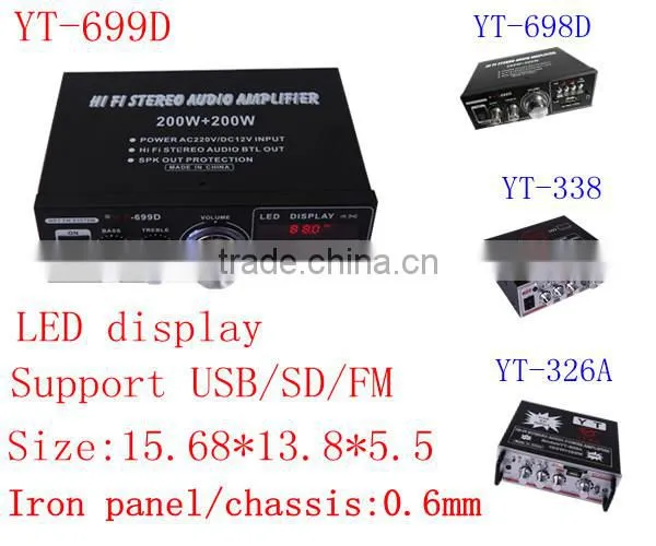 new patent pocket music player with fm YT-699D support USB/SD/FM