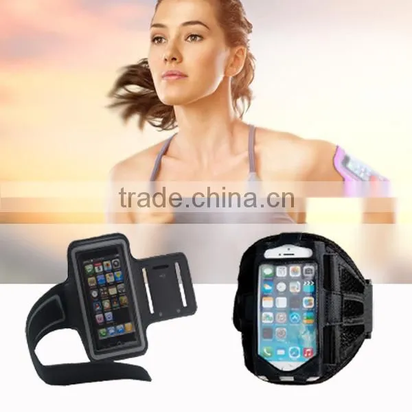 Sports mobile phone arm pouch for iPhone 6 Plus