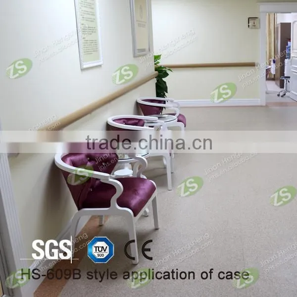 Plastic and Aluminum Handrails used for Hospital Corridor
