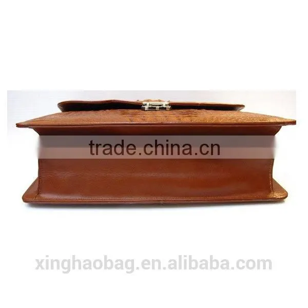 2014 Italian Style executive leather briefcase genuine leather briefcase genuine crocodile leather briefcase