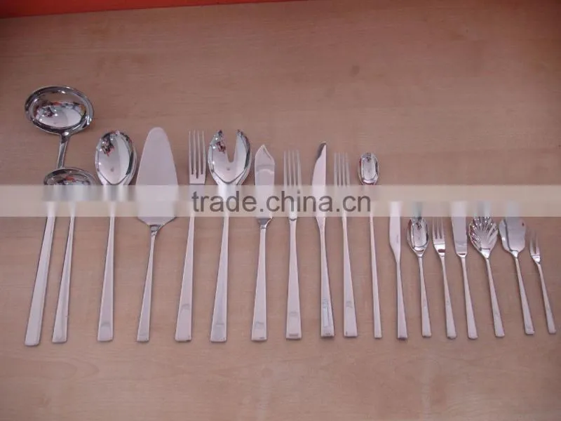 hotel supply cutlery set stainless steel tableware set made in china