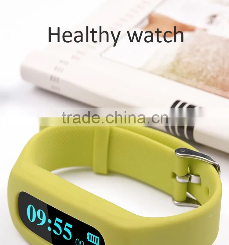 Bluetooth earphone type dismountable smart bracelet with OLED display
